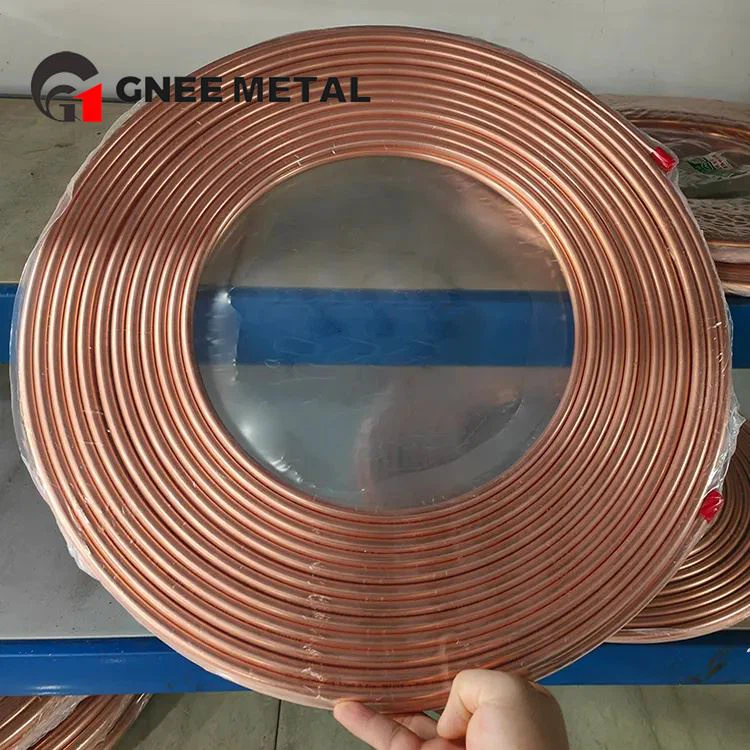 C10100 Copper Pancake Tube Siab zog